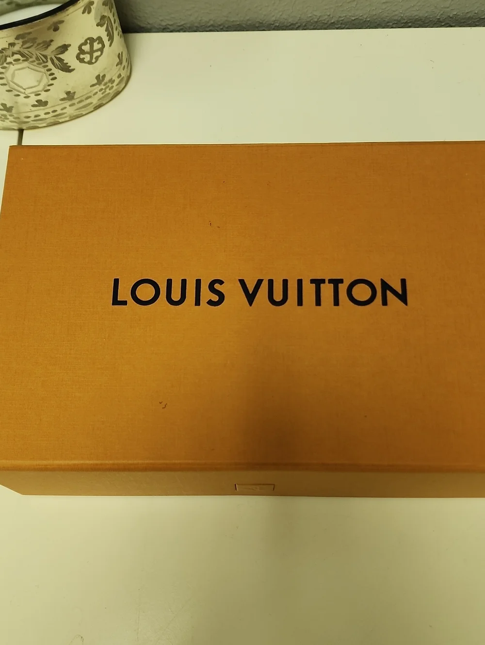 Louis Vuitton Box - Orange with Black Logo